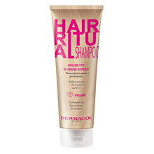 DERMACOL Hair Ritual Brunette & Grow Effect Shampoo ( hnědé vlasy ) - Obnovující šampon 250ml
