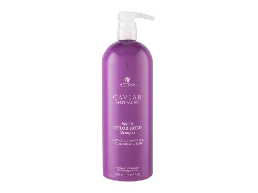 ALTERNA Caviar Anti-Aging Infinite Color Hold Shampoo - Shampoo for radiant hair color 1000 ML - Parfumby.com