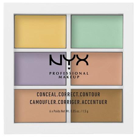 NYX PROFESSIONAL MAKE UP Conceal Correct Contour Palette 6X1.5 GR - Parfumby.com