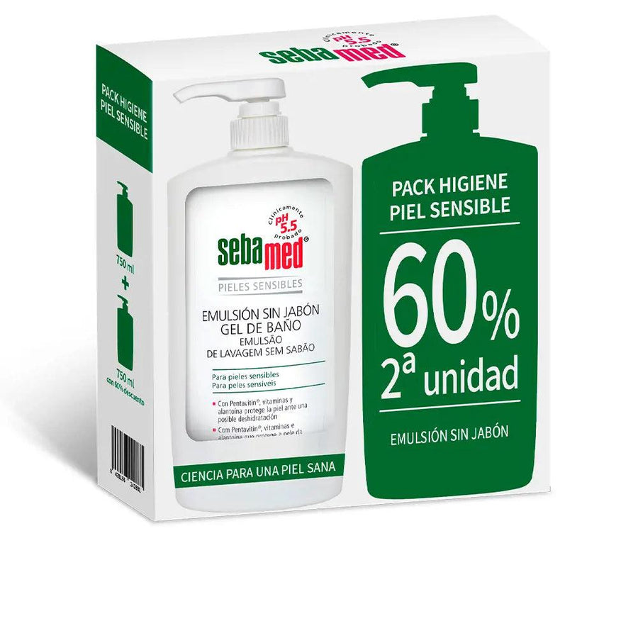 SEBAMED Emulsion Without Soap Bath Gel 2 X 750 ml - Parfumby.com