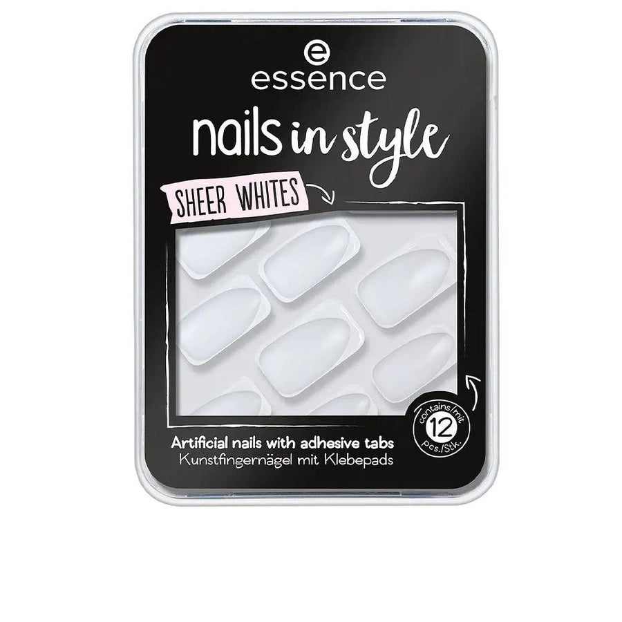 ESSENCE Nails In Style Artificial Nails #11-sheer Whites 12 U #11-sheer - Parfumby.com