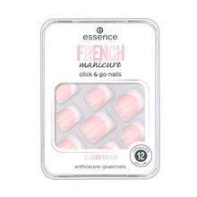 ESSENCE French Manicure Click & Go Nails Artificial Nails #01-classic French #01-classic - Parfumby.com