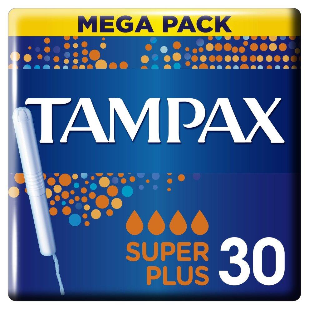 TAMPAX Super-plus Tampon 30 PCS - Parfumby.com