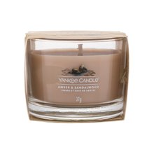 YANKEE CANDLE Amber & Sandalwood Votive candle in glass 37.0g