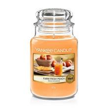 YANKEE CANDLE Farm Fresh Peach Scented Candle 1 pcs - Parfumby.com