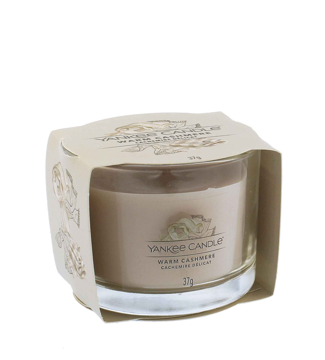 YANKEE CANDLE Warm Cashmere votivní svíčka en skle 37 g