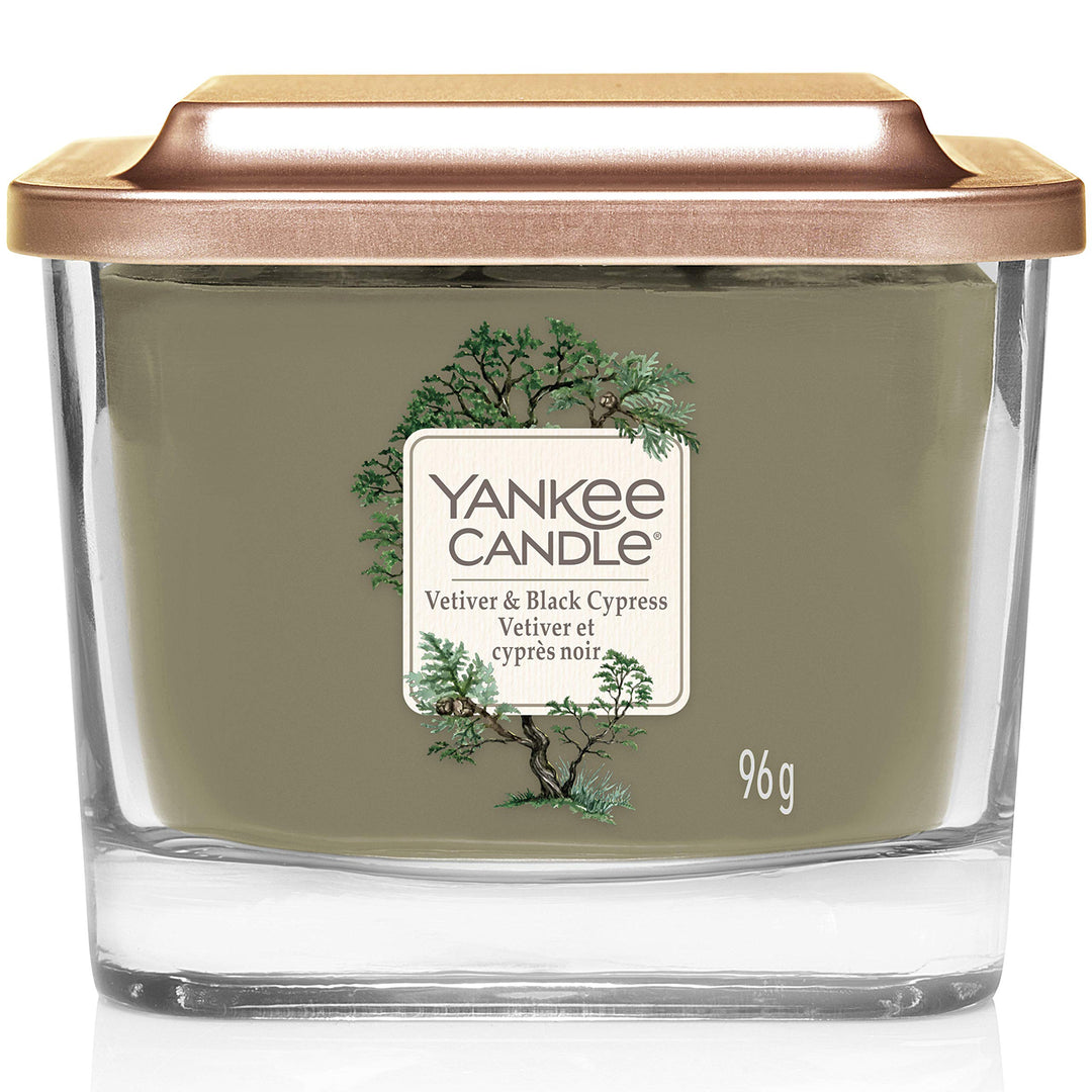 YANKEE KAARS Vetiver en zwarte cipres 96 g