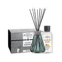 MAISON BERGER PARIS Pyramide Vintage Set ( zelený ) - Gift Set aroma difuzér + náplň