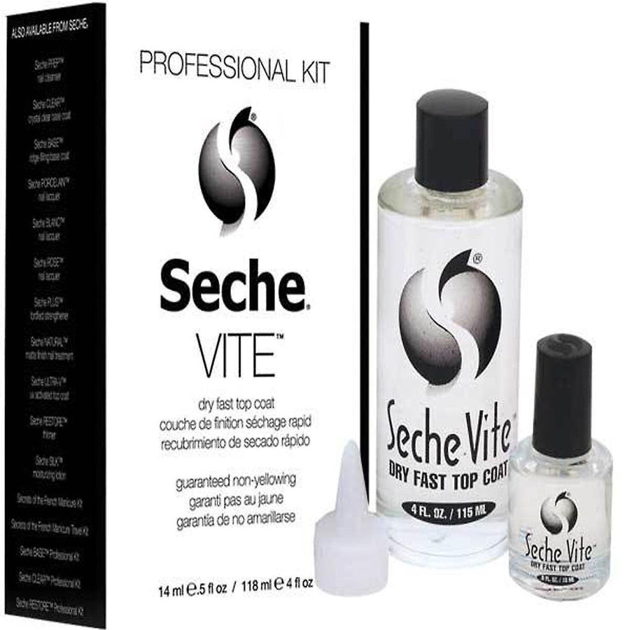 SECHE Top Coat Dry Fast Set 2 Pcs - Parfumby.com