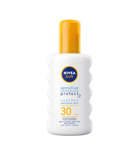NIVEA Sun Sensitive spray voor het aanbrengen van zonnebrandcrème SPF 30 200 ml