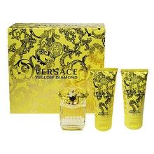 VERSACE Yellow Diamonds Gift Set 3 pcs EAU DE TOILETTE 50 ML + SHOWER GEL 50 ML + BODY LOTION 50 ML - Parfumby.com