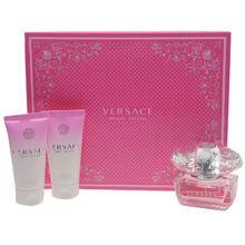 VERSACE Bright Crystal Gift Set 3 pcs EAU DE TOILETTE 50 ML + BODY LOTION 50 ML + SHOWER GEL 50 ML - Parfumby.com
