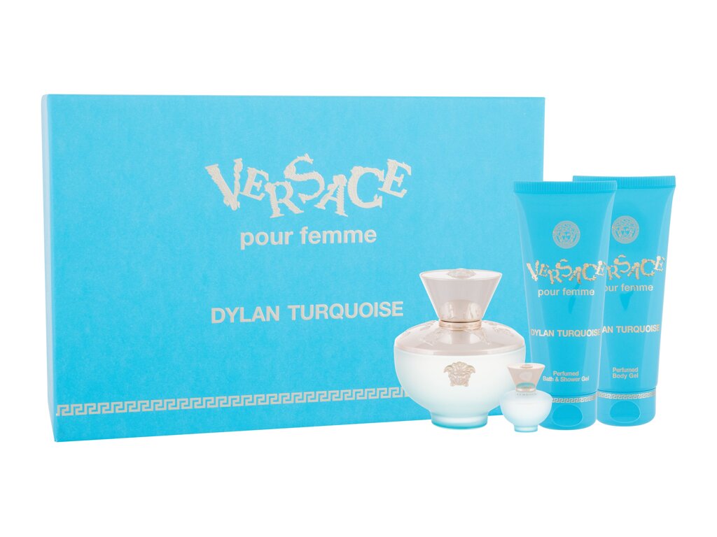 VERSACE  Dylan Turquoise Femme Gift Set 4 pcs 300 ml for Woman