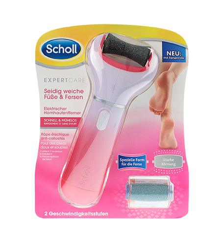 SCHOLL Expert Care Electric Foot File With Sea Minerals + Spare Head For Cracked Heels 1 PCS - Parfumby.com