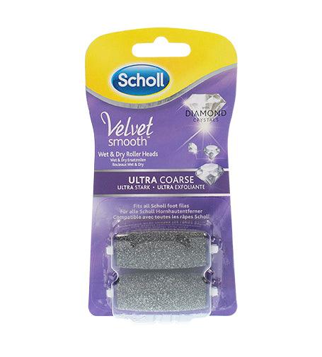 SCHOLL Velvet Smooth Spare Head With Diamond Crystals Ultra Rough 2pcs 1 PCS - Parfumby.com