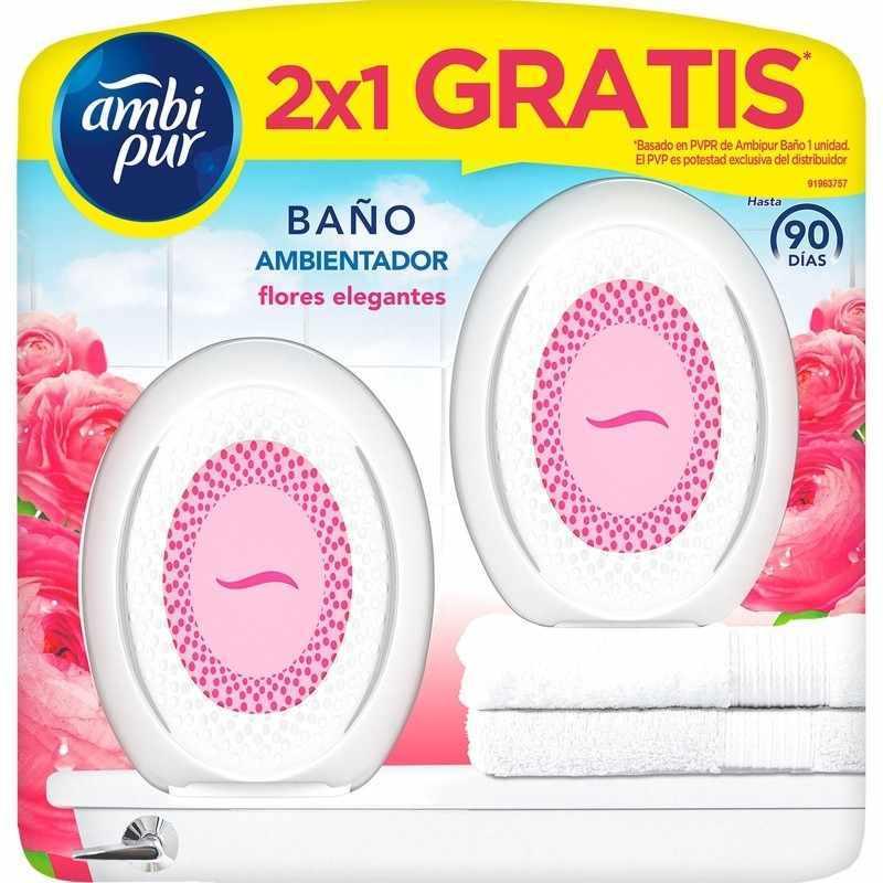 AMBI PUR Bathroom Air Freshener #Elegant Flowers 90 Day Offer #flores - Parfumby.com