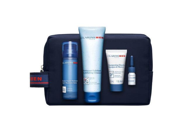 CLARINS Men Baume Hydratant Set 4 Pcs - Parfumby.com