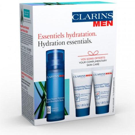 CLARINS Men Baume Hydratant Set 3 Pcs - Parfumby.com