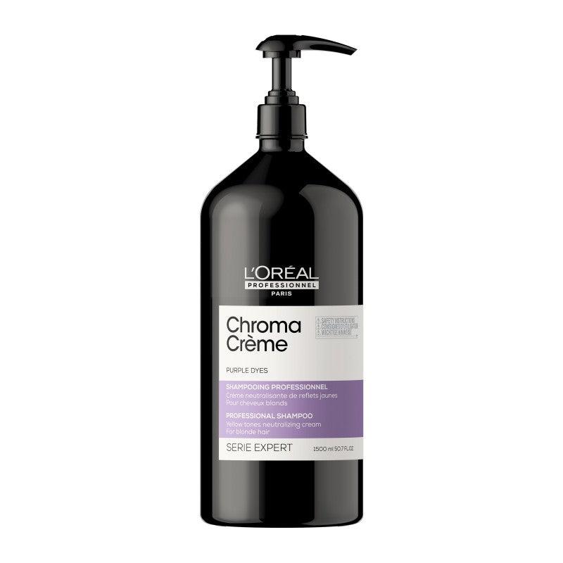 L'OREAL PROFESSIONNEL PARIS Chroma Creme Purple Dyes Professional Shampoo 1500 ml - Parfumby.com
