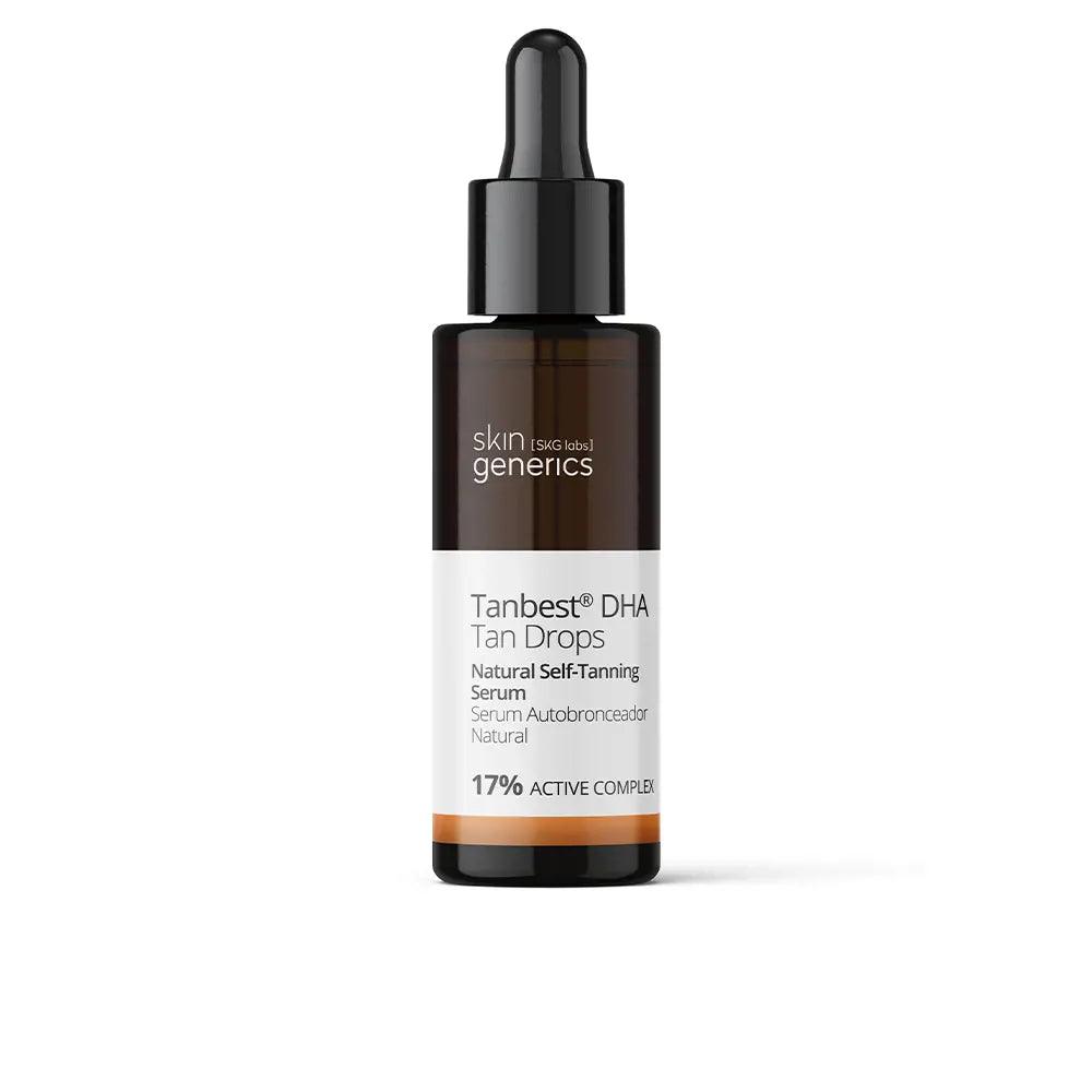 SKIN GENERICS Tanbest Dha Tan Drops Natural Self-Tanning Serum 17% 30 ml - Parfumby.com