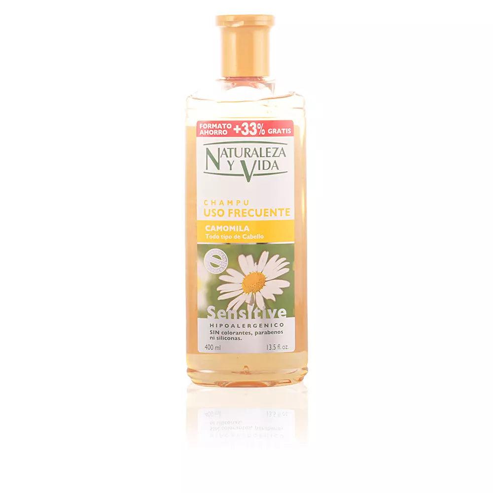 NATUR VITAL Chamomile Sensitive Shampoo 300+100 Ml - Parfumby.com