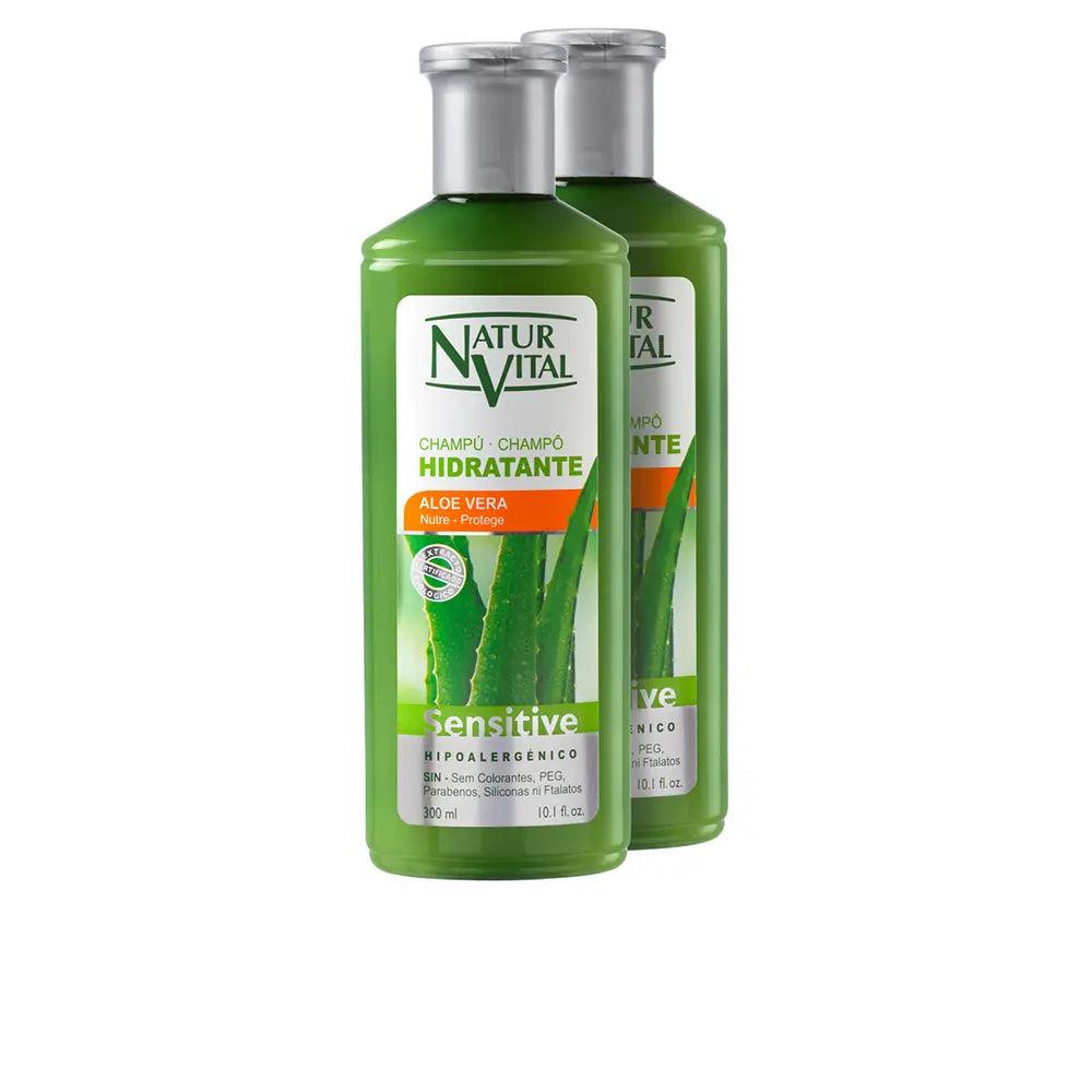 NATUR VITAL Moisturizing Sensitive Shampoo Set 2 X 300 ml - Parfumby.com