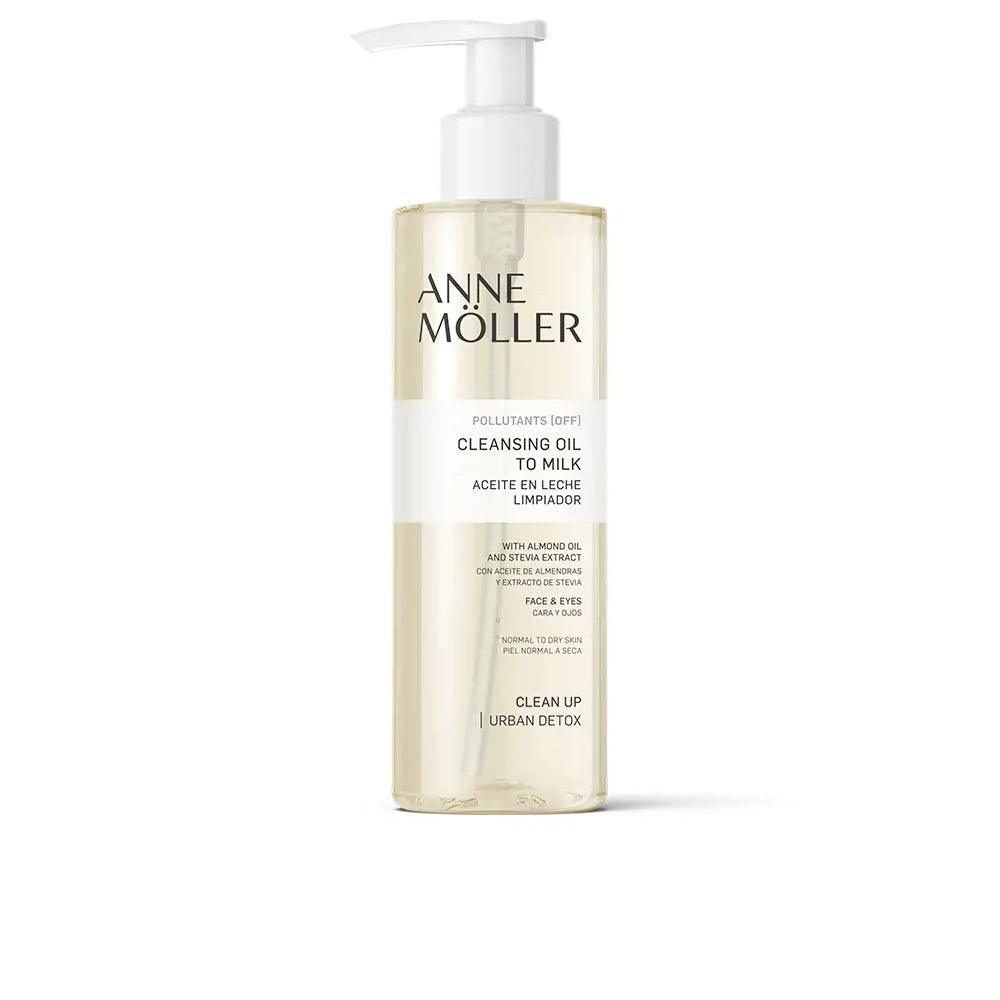 ANNE MOLLER Clean Up Cleansing Oil To Milk 200 ml - Parfumby.com