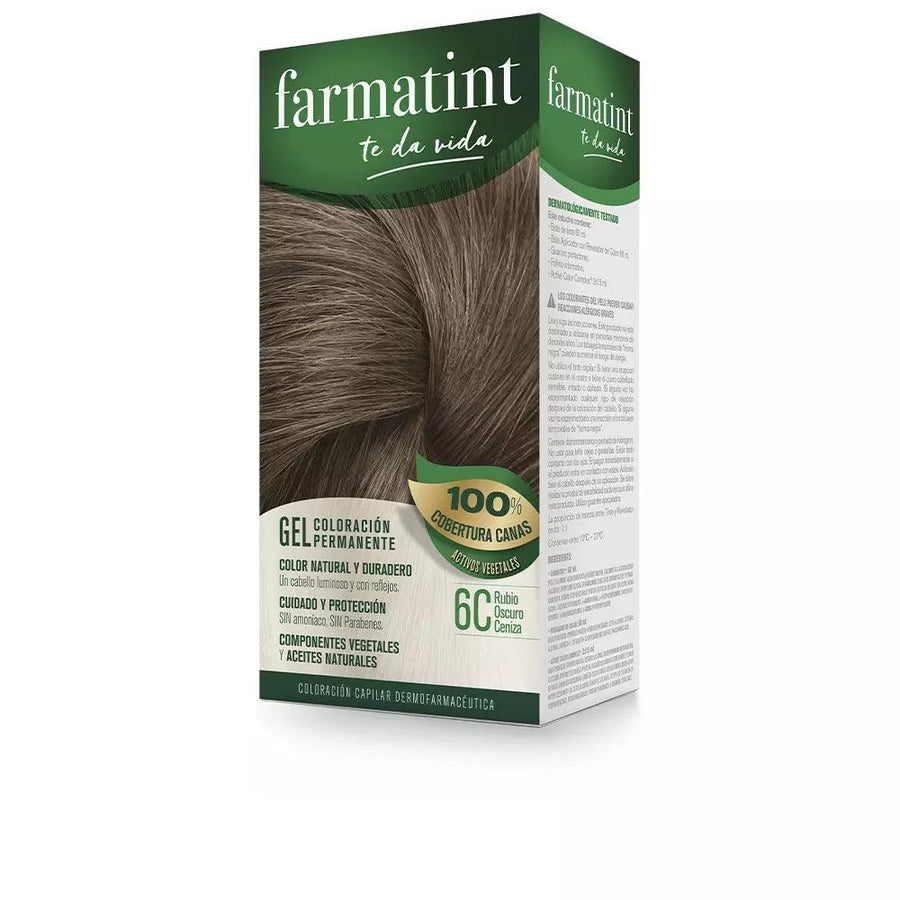 FARMATINT Permanent Color Gel #6c-dark blonde Ash 5 U #6c-rubio - Parfumby.com