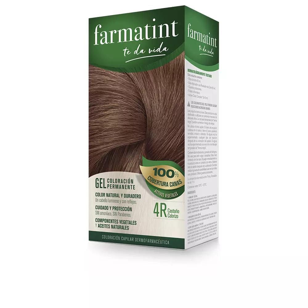 FARMATINT Permanent Color Gel #4r-copper chestnut 5 U #4r-castano - Parfumby.com