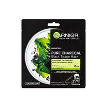 GARNIER Black Textile Mask with Seaweed Extract 28 G - Parfumby.com