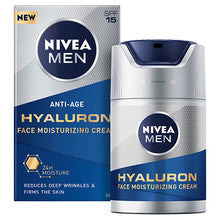 NIVEA Men Hyaluron Face Moisturizing Cream SPF 15 50 ML