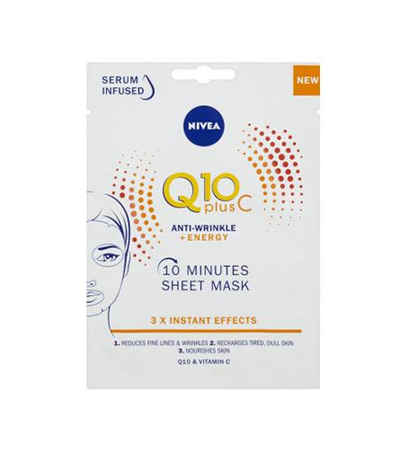 NIVEA Q10 Plus C 10 Minutes Sheet Mask 1 PCS - Parfumby.com