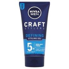 NIVEA Men Craft Stylers Defining Semi-Matt Hair Gel 150 ML - Parfumby.com