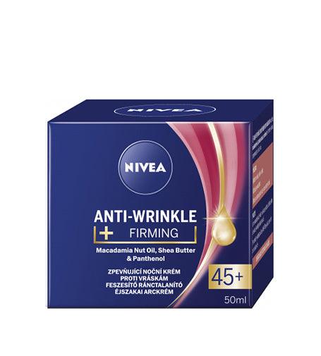 NIVEA Night Anti-Wrinkle + Firming Night Cream 50+ 50 ML - Parfumby.com