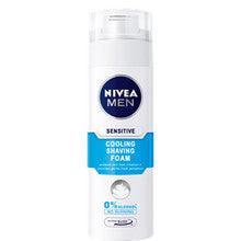 NIVEA Sensitive Cooling Shaving Foam 200 ML - Parfumby.com