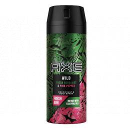AXE Wild Fresh & Bodyspray Bergamot & Pink Pepper Deodorant 150 ML - Parfumby.com