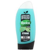 RADOX Men Strong 2 v 1 Shower Gel & Shampoo 250 ML - Parfumby.com