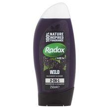 RADOX Men Feel Wild 2 v 1 Shower Gel & Shampoo 250 ML - Parfumby.com