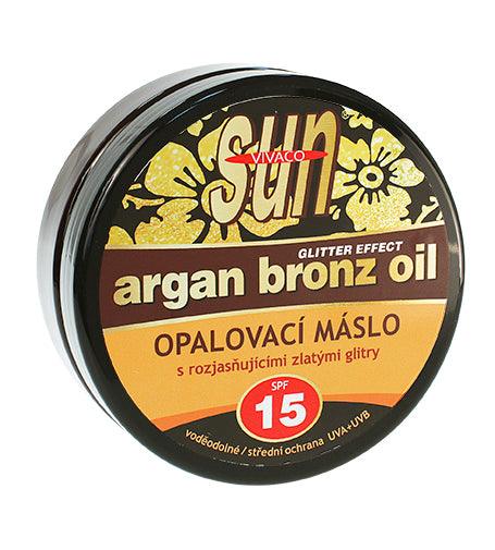 VIVACO S.R.O. VIVACO S.R.O. Sun Argan Bronz Oil Glitter Effect SPF15 200 ML - Parfumby.com
