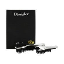 DTANGLER Miraculous Silver - Gift set of hair brushes