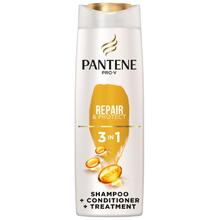PANTENE Intensive Repair 3 in 1 Shampoo - Regenererende shampoo, kondicionér + maska ​​pro poškozené vlasy
