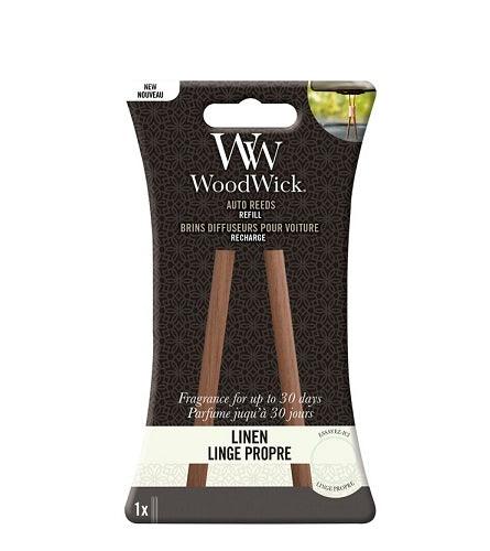 WOODWICK Auto Reeds Refill Linen (linen) - Replacement car incense sticks 1 PCS - Parfumby.com