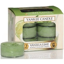 YANKEE CANDLE Vanilla Lime Candle - Aromatic tea candles (12 pcs) 9.8 G