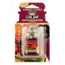 YANKEE CANDLE Black Cherry Ultimate Car Jar - Luxury car tag 1 PCS - Parfumby.com