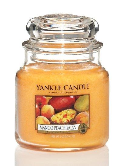 YANKEE CANDLE Mango Peach Salsa Candle (Mango and Peach) - Scented Candle 411 G - Parfumby.com