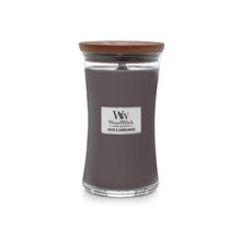 WOODWICK  Suede & Sandalwood Vase (leather and sandalwood) - Scented candle 609.5 G