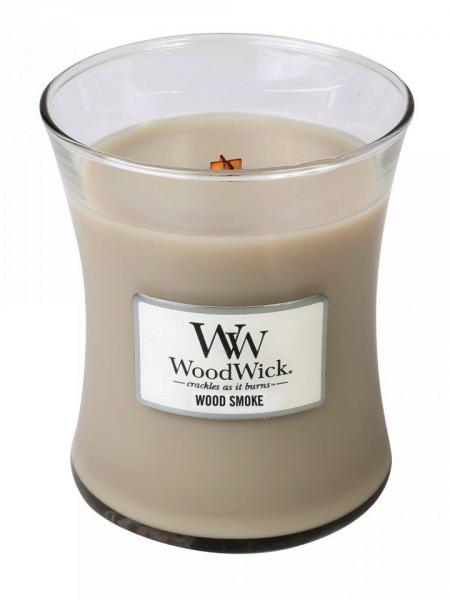 WOODWICK Wood Smoke Vase (smoke and wood) - Scented candle 275 G - Parfumby.com