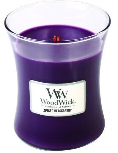 WOODWICK Spiced Blackberry Vase (Spicy Blackberry) - Scented candle 275 G - Parfumby.com