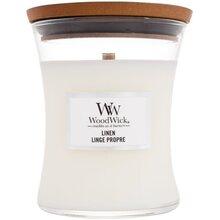 WOODWICK Linen Vase (linen) - Scented candle 85 G - Parfumby.com