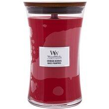 WOODWICK Scented candle vase Crimson Berries 609.5 G - Parfumby.com